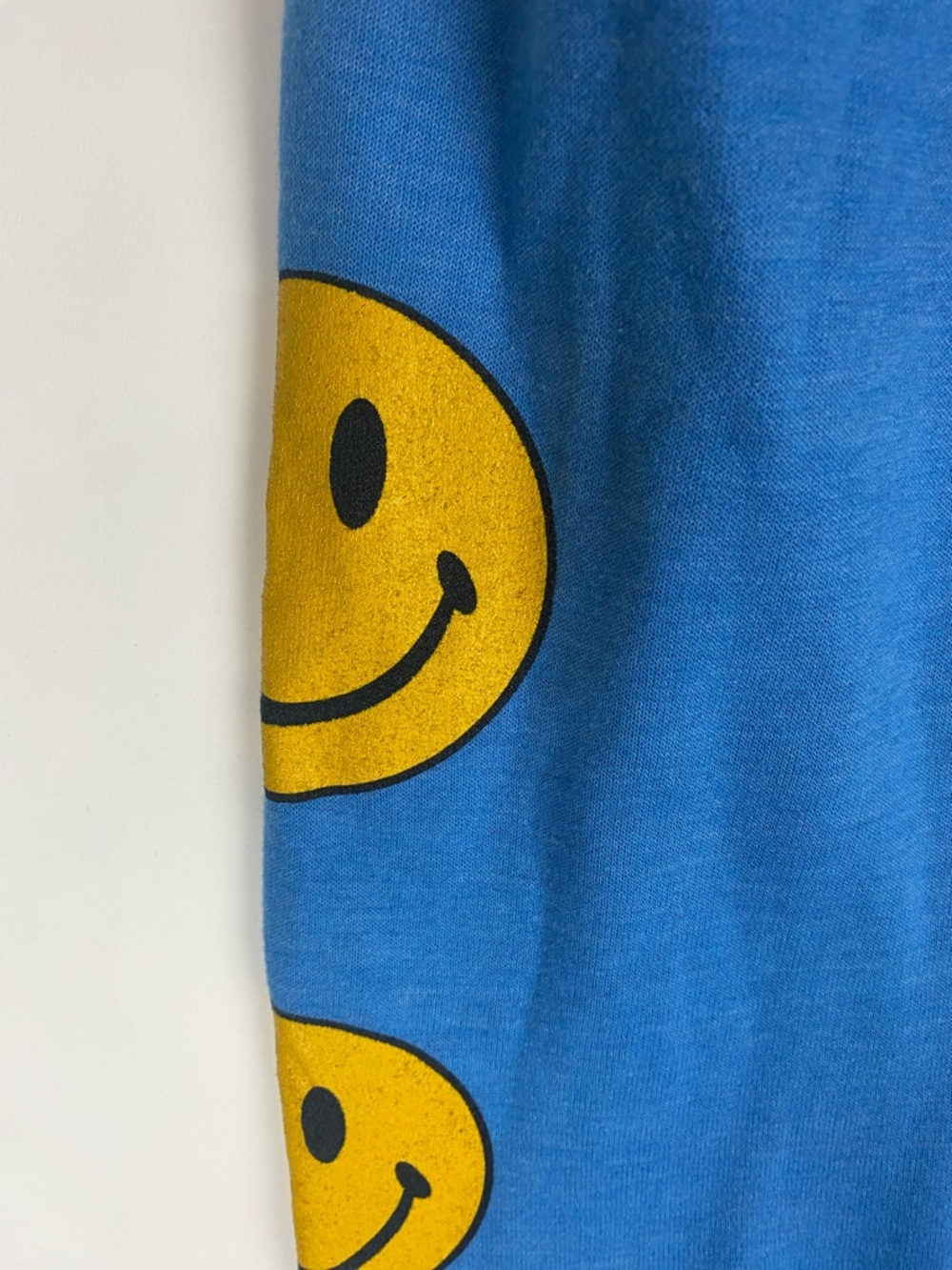 Aviator Nation Womens Size Medium Smiley Happy Face Sweatpants Blue - Picture 6 of 10